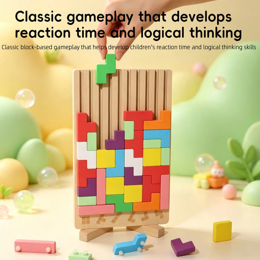 Wooden 3D Calendar Block Logic Puzzle