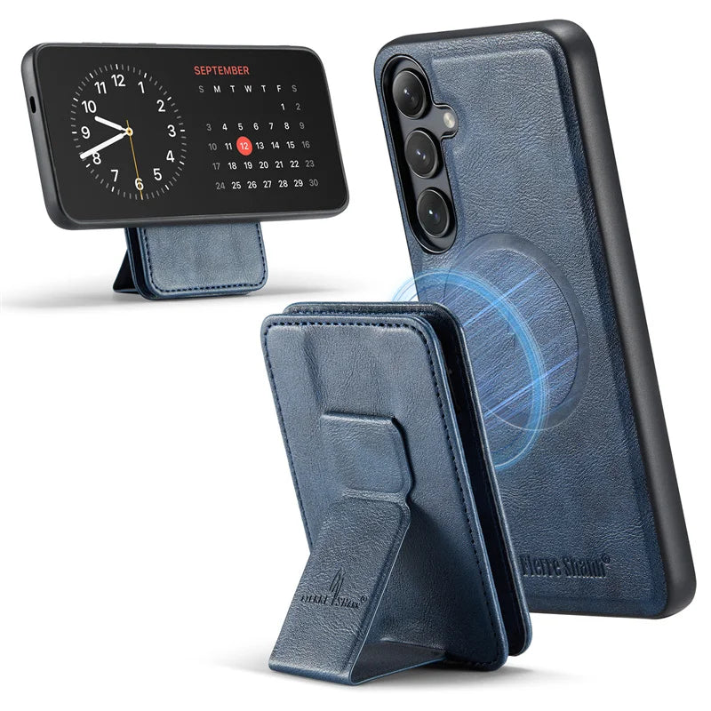 2 in 1Detachable Blocking Wrist strap Card Slot Wallet Case For Samsung Galaxy S 24 25 22 23 Ultra FE Plus  Phone Case