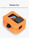 Orange Floaty Case for GoPro Hero 12 11 10 9 Black Camera Accessories Diving Floating Protective Cover for Go Pro 10 9 8
