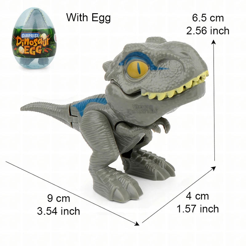 Finger Dinosaur Tricky Tyrannosaurus Model Biting Hand Fidget Mosasaurus Jurassic Dino Toy for Children Dino Movable Joints Gift