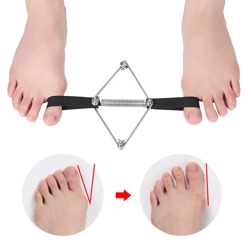 Hallux Valgus Corrector Belt Recovery Training Exerciser Strap Toe Separator Stretcher Thumb Elastic Band Foot Care Tools
