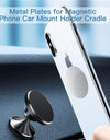 Thin Metal Plate Disk For Magnetic Car Phone Holder Iron Sheet Sticker Disk For Magnet Tablet Desk Phone Car Stand Mount Round