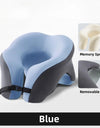 Portable U-shaped Travel Pillow Memory Foam Sleeping Pillows Office Nap Pillow Car Airplane Neck Cushion Ergonomic Head Support