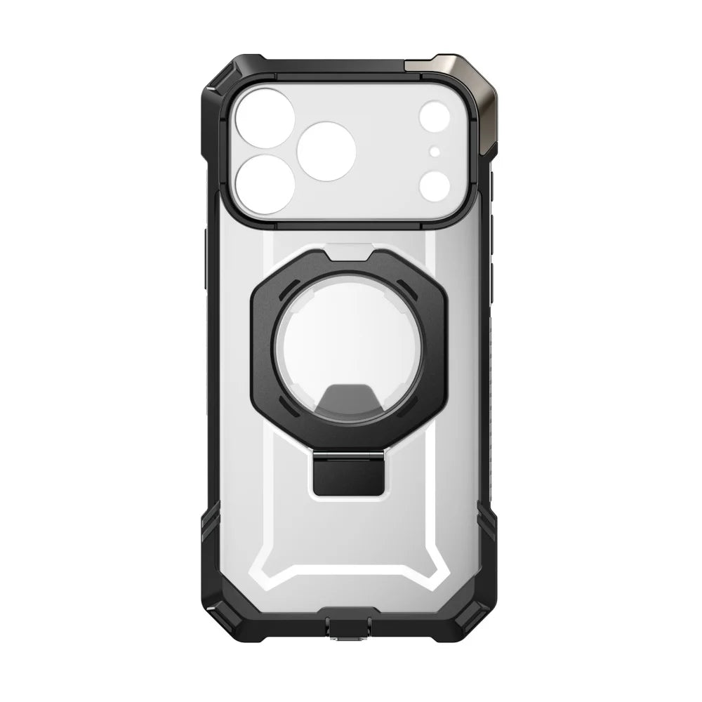 Rugged Magnetic Phone Case with Adjustable Kickstand for iPhone 17 Pro Max and iPhone 18 Pro Max