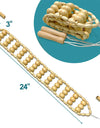 1 Piece Wood Therapy Massage Tool Back Massage Muscle Roller Massager for Adults The Old Muscle Stimulator Relase Back Pain Home