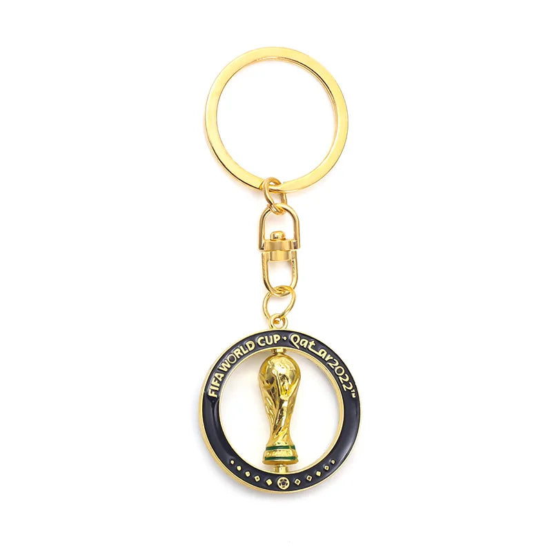 2026 World Cup Football Fan Metal Keychain Soccer Sports Souvenir