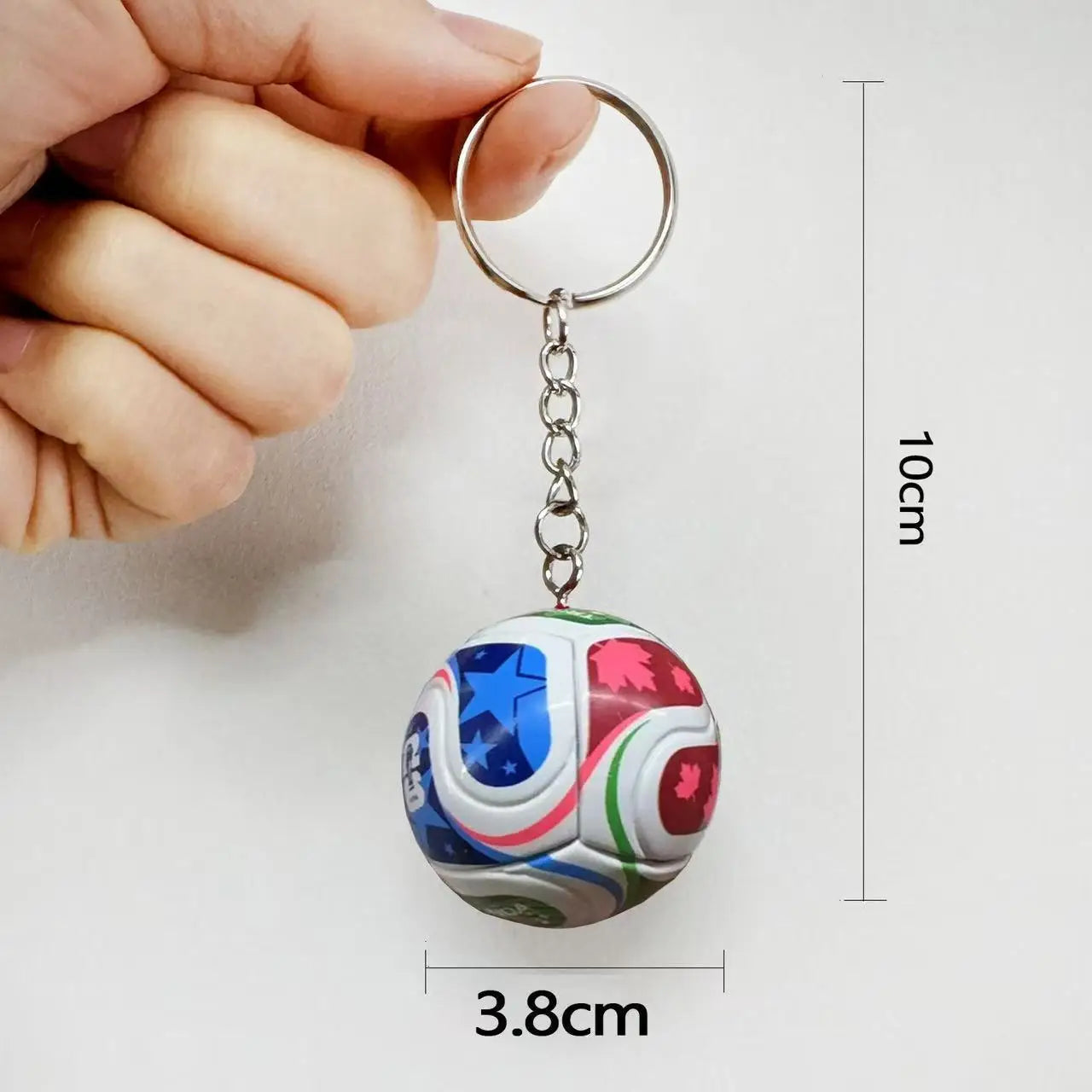 2026 Football Trophy Metal Keychain Soccer Fan Souvenir Collectible