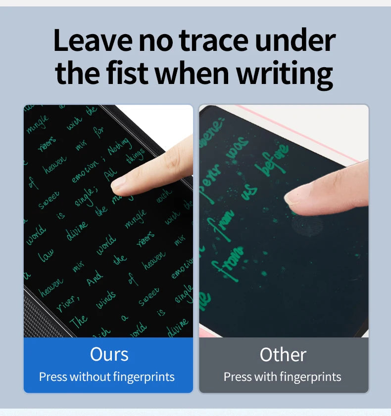 6.5 Inch Leather Case for Magic Tablet Full Screen Handwriting Induction Drawing Blackboard Erasable Meeting LCD sketches Pad