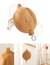 Baby Bed Bell Music Box Hanging Toys Wood Grain 360° Rotary Newborn Infant Crib Mobile Musical Box 0 12 Months Baby Rattles Toys