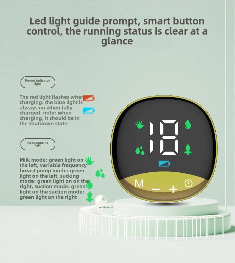 Wearable Hands-free Device Auto Suck 180ml Bottles Silicone Free Care Single Wearable Milk  Breastfeeding Breast Pump