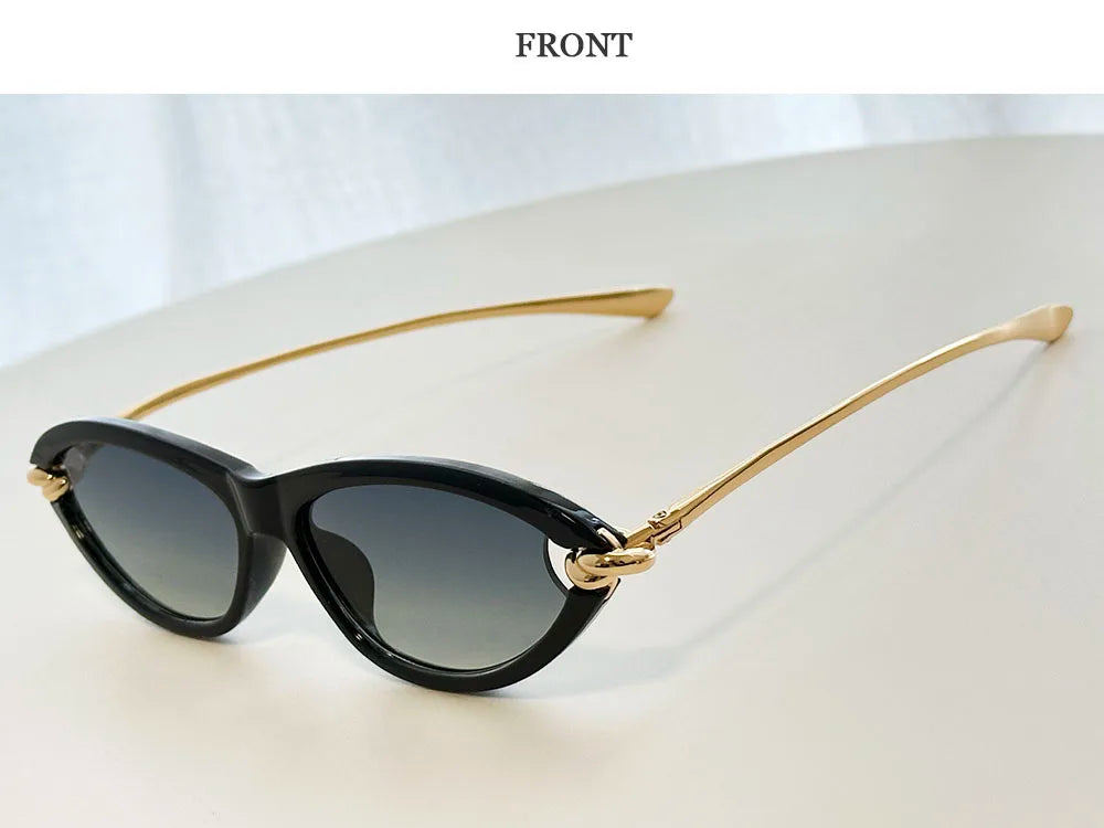 Vintage Cat Eye Sunglasses With UV400 Protection