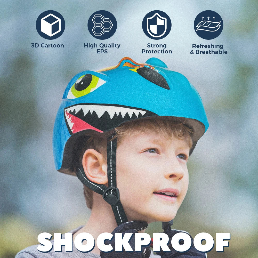 Bicycle Helmet  Sports Cycling Protection Knee Elbow Pad Sets Balance Roller Skating Helmet Guard