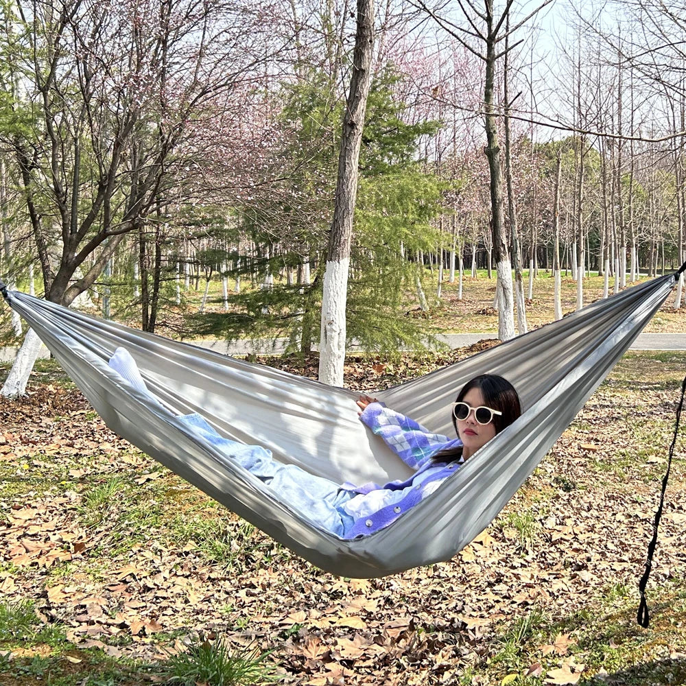 Parachute Hammock Outdoor-Furniture Sleeping-Hamaca Survival Garden Camping Travel Leisure