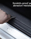 For Tesla Model 3 Car Stickers Anti Scratch Door Sill Protector Car Threshold Protection Carbon Fiber Car Sticker For Model 3