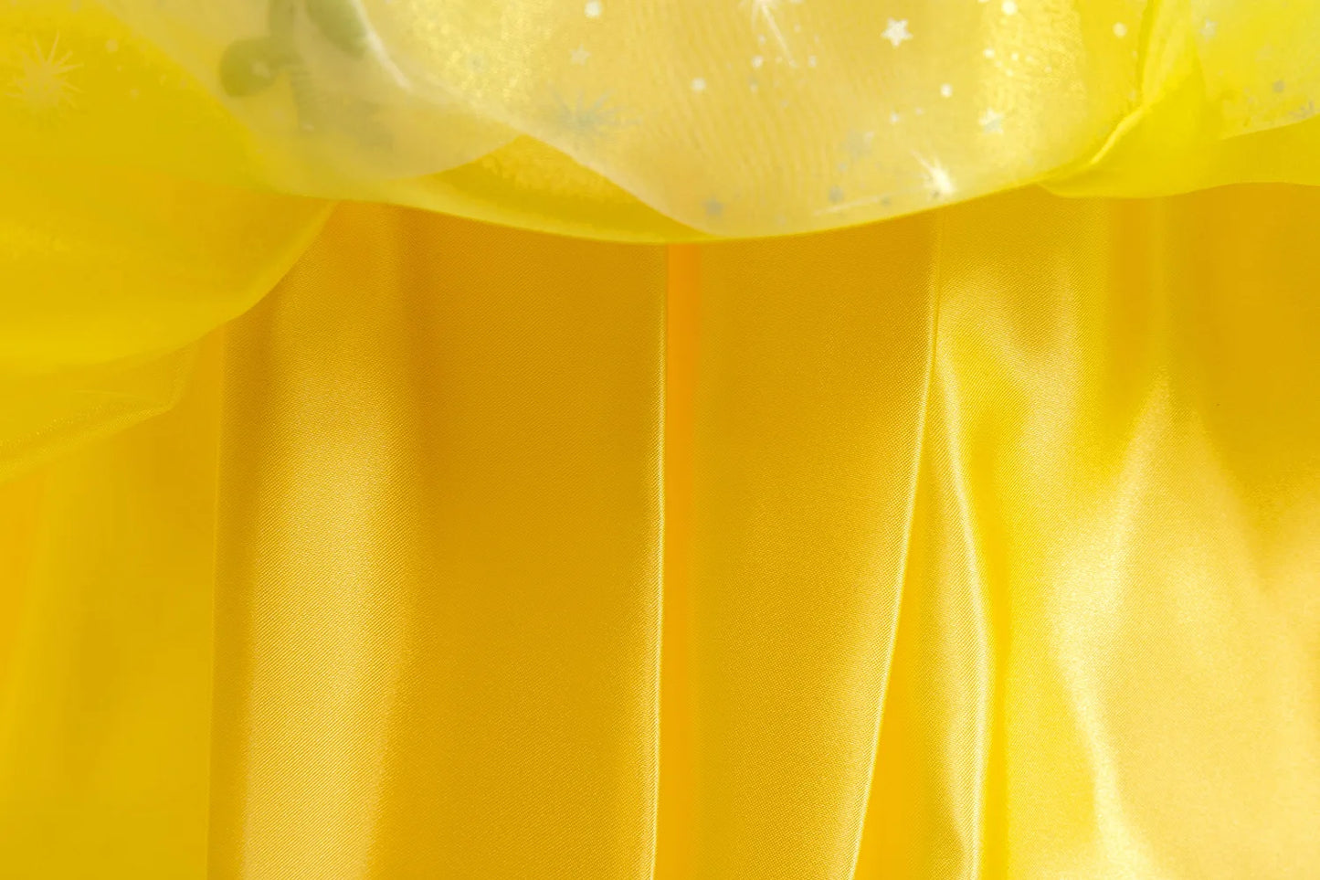 Layered Tulle Fairy Princess Dress Green Yellow Sling Party Costume