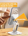 720 Rotate Aluminum Alloy Portable Tablet Holder For iPad Adjustable Flexible Folding Lazy Desktop Live Mobile Phone Stand Mount