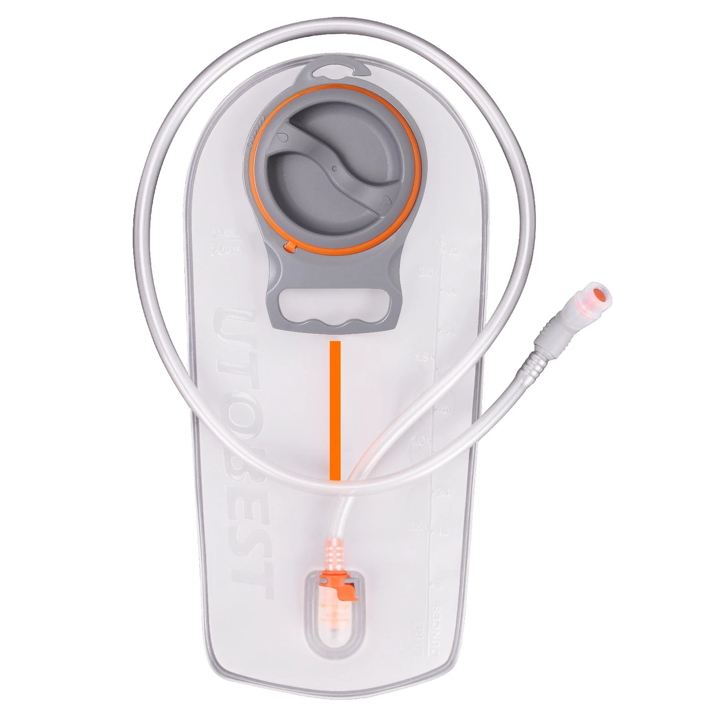 2L Hydration Reservoir Water Bladder Pack TPU Water Storage Bag for Outdoor Running Cycling