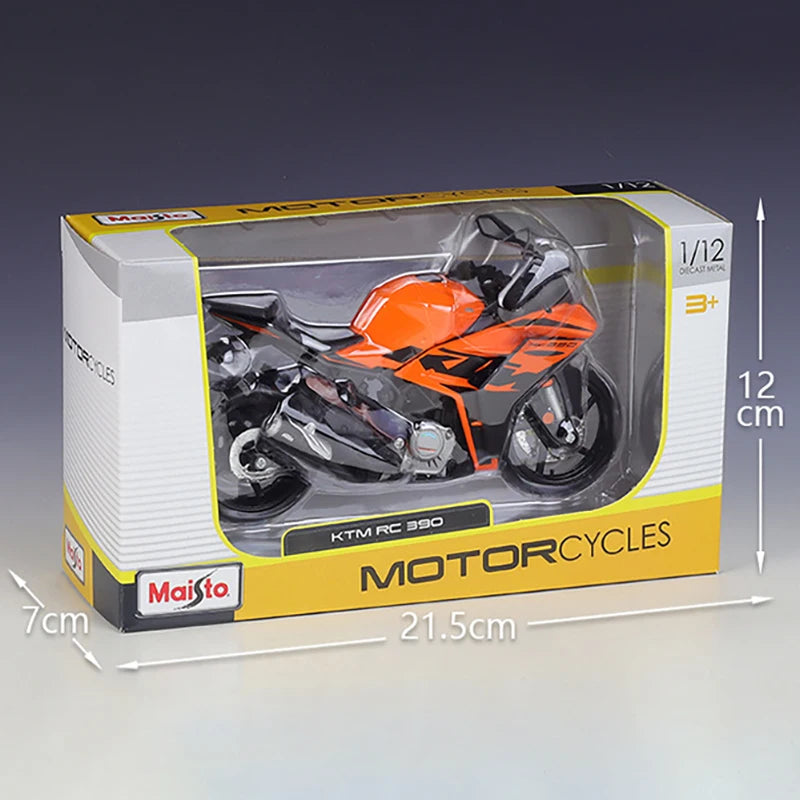 1 12 Scale KTM RC390 Diecast Motorcycle Model