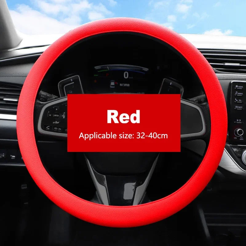 Universal Silicone Car Steering Wheel Cover Anti Slip 32CM 40CM