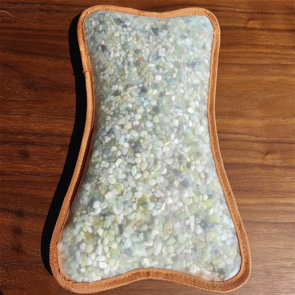 l Souterrain Jade Particle Pillow Small Stone Pillow Cooling Summer Pillow Single Person Bedding Universal ape