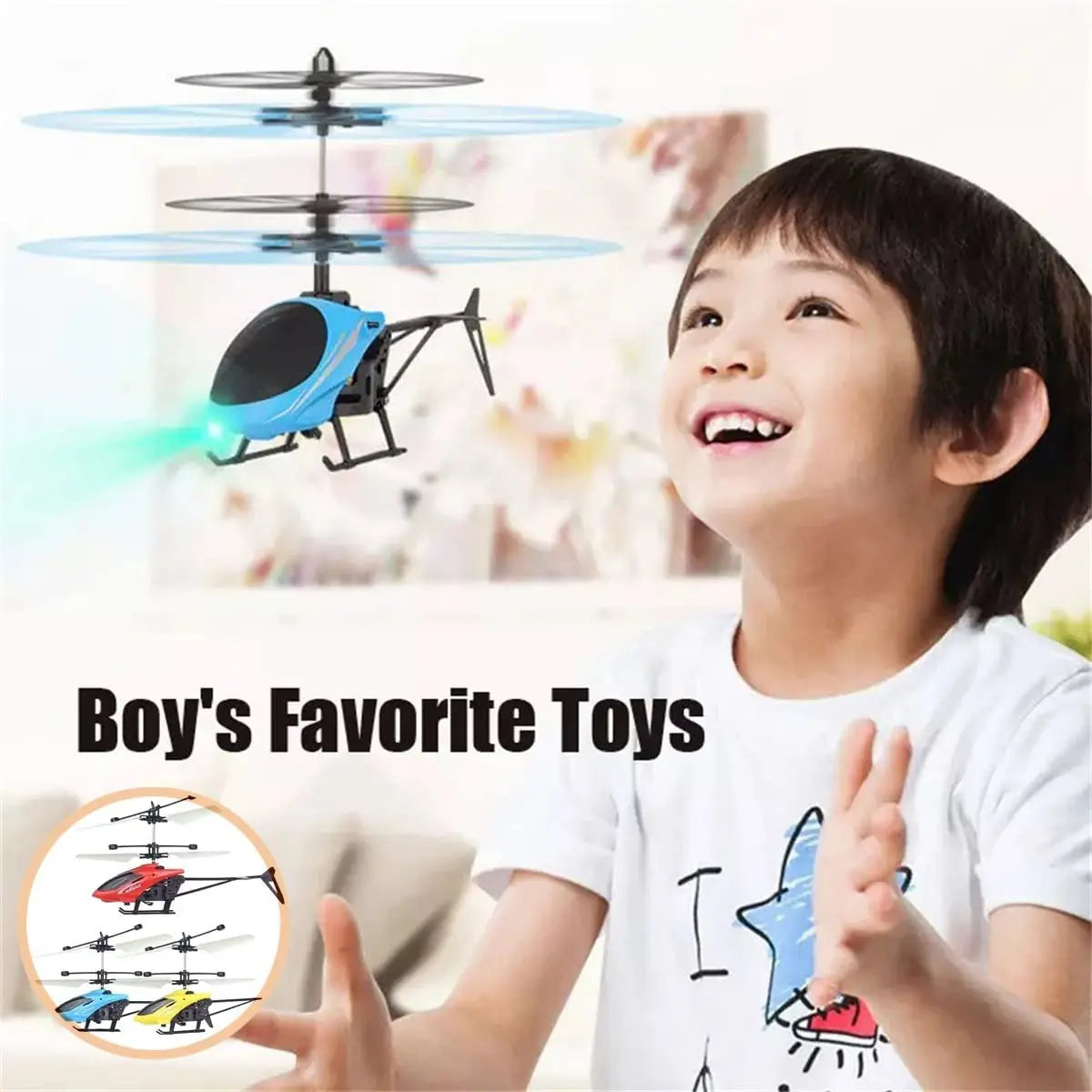 Rechargeable Mini RC Drone Remote Safe Fall-resistant RC Helicopters Drone  Toys