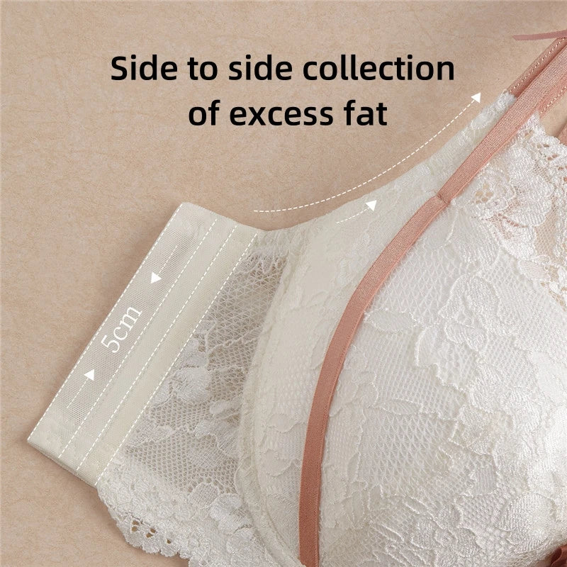 Womens Lace Minimizer Underwire Push Up Bra