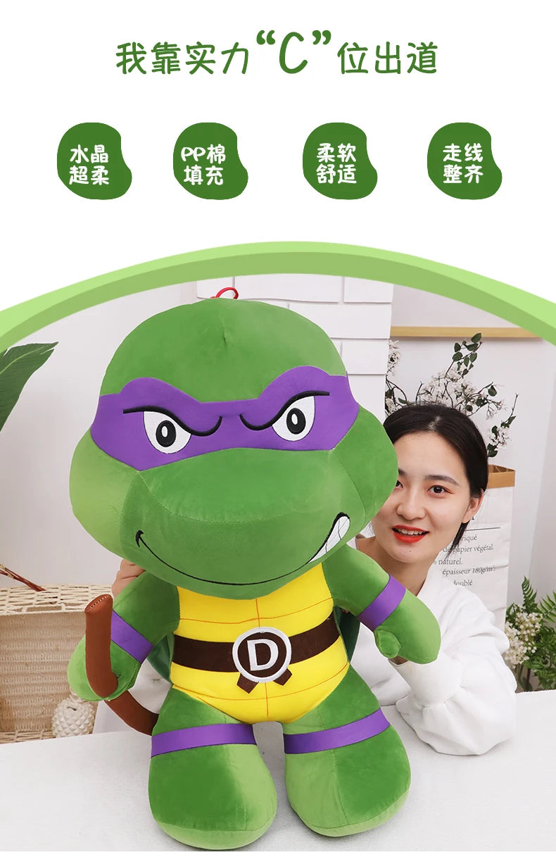 65cm Ninja Turtle Plush Toy Soft Stuffed Animal Doll