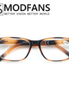 Reading Glasses Men Readers Eyeglasses Classic Rectangle Frame Design Flexible Spring Hinge wirh Diopter +1.0 to +4.0