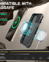 For iPhone 16 Pro Max Case 6.9" 2024 UB Mag XT Heavy Duty Rugged Strong Magnetic Phone Case with Camera Cover Kickstand