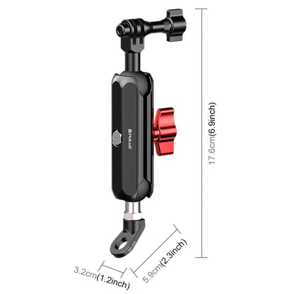 Motorcycle Rearview Oblique CNC Metal Magic Arm Rod Mount