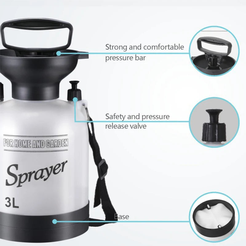 Portable Manual Pressure Camping Shower 3L 5L 8L