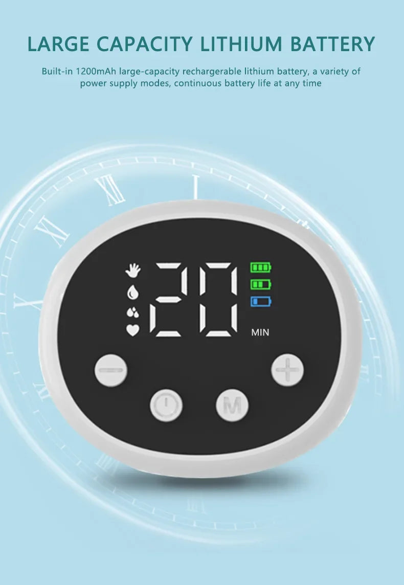 Wearable Breast Pump Hands-free Electric Automatic Milking Machine Hands-free Portable Rechargeable Breast Milk Collector