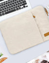 Laptop Sleeve for Macbook Pro 14 Case 13-13.3 inch Plush Notebook Carrying Case Cute PC Cover Shockproof Computer Briefcase Cove