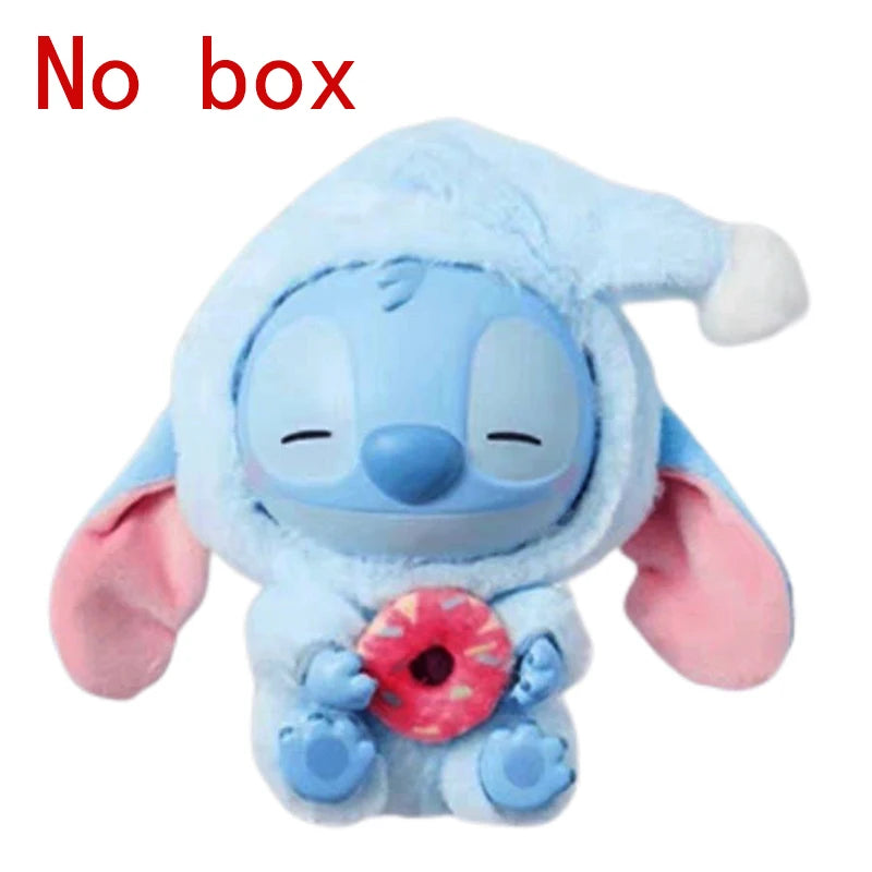 New Disney Stitch Eat Sleep Series Vinyl Pendant Cute Plush Doll Mystery Box Cosplay Accessories Holiday Gift