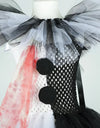 Killer Clown Costume for Girls Halloween Fancy Tutu Dress Blood Scary Art The Clown Terrifier Costume for  Carnival Clothes