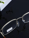 Men Reading Glasses Presbyopia Eyewear Full Frame Anti-Scratch Diopter Gold Color Glasses Unisex Multiple Degrees