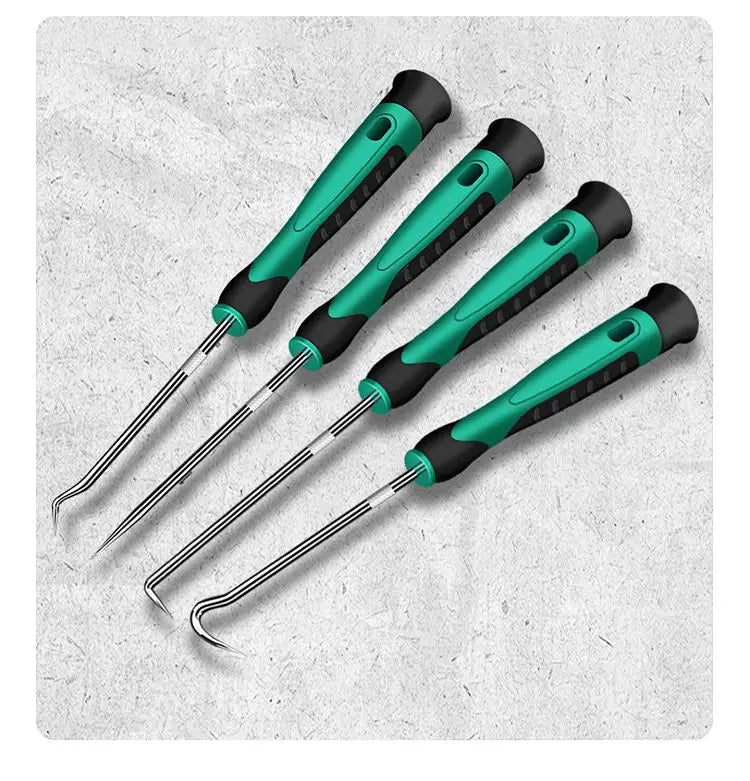 Car Auto Vehicle Oil Seal Screwdrivers Set O-Ring Seal Gasket Puller Remover Pick Hooks Tools Sealing Repair Tools 16cm 4Pcs