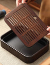 Tea Tray Household Small Dry Brewing And Draining Tea Set Office Tea Table Bamboo Tray Drainage Tea Tray Storage Tray