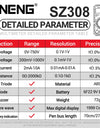 Square Wave Digital Tester 1999 Counts HFE Triode Buzzer Multimeter AC/DC Voltage 10A Current Multimeters Meter Tool