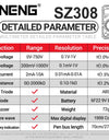 Square Wave Digital Multimeter 1999 Counts HFE Triode Buzzer Tester AC/DC Voltage 10A Current Multimeters Meter Tool