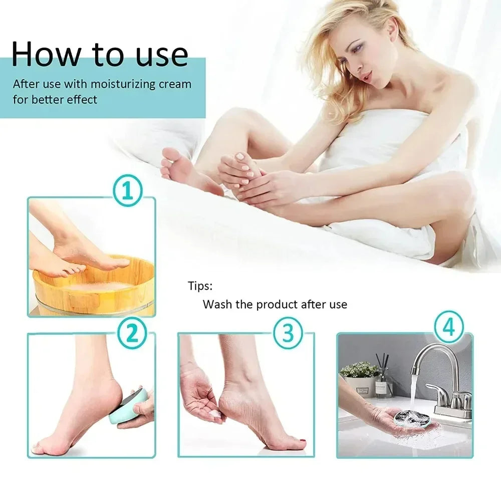 1PC Nano Glass Foot Plate File Exfoliate Foot Hard Dead Skin Pedicure Remover Scrubber Peeling Artifact Peeling Pedicure Tools