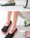 lace up five finger split toe shoes