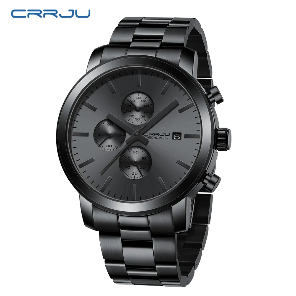 Luxury Man Watch High Quality Waterproof Chronograph Wristwatch Quartz Casual Clock relogio masculino