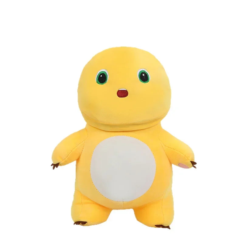 50cm Kawaii Plush Nai Long Stuffed Doll Black Face Baby Dragon Cute Smiling Funny Mask Toy Kids Birthday Xmas Gift for Girls