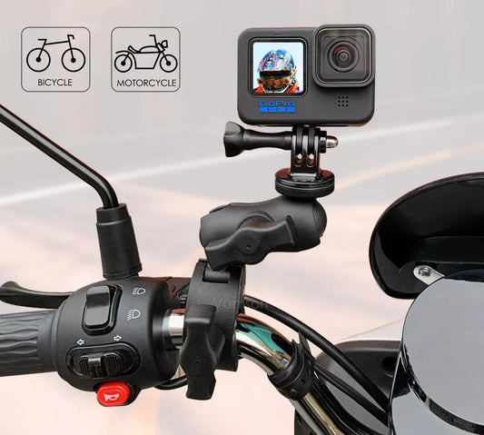 for GoPro 11 10 9 8 Motorcycle Accessories Holder Handlebar Mirror Mount Bike Bracket for DJI OSMO insta360 Action Camera