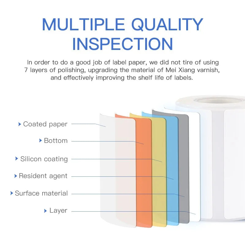 B21 / B21 Pro Thermal Label Printer, Bluetooth Wireless Sticker Maker 20–50mm, Portable Inkless Barcode Label Printer for Office & Retail
