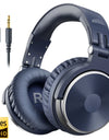 Wired HiFi Headphones Professional Studio DJ Headphones With Mic Over Ear Hi-Res Headset Monitoring For AMP Guitar Phone