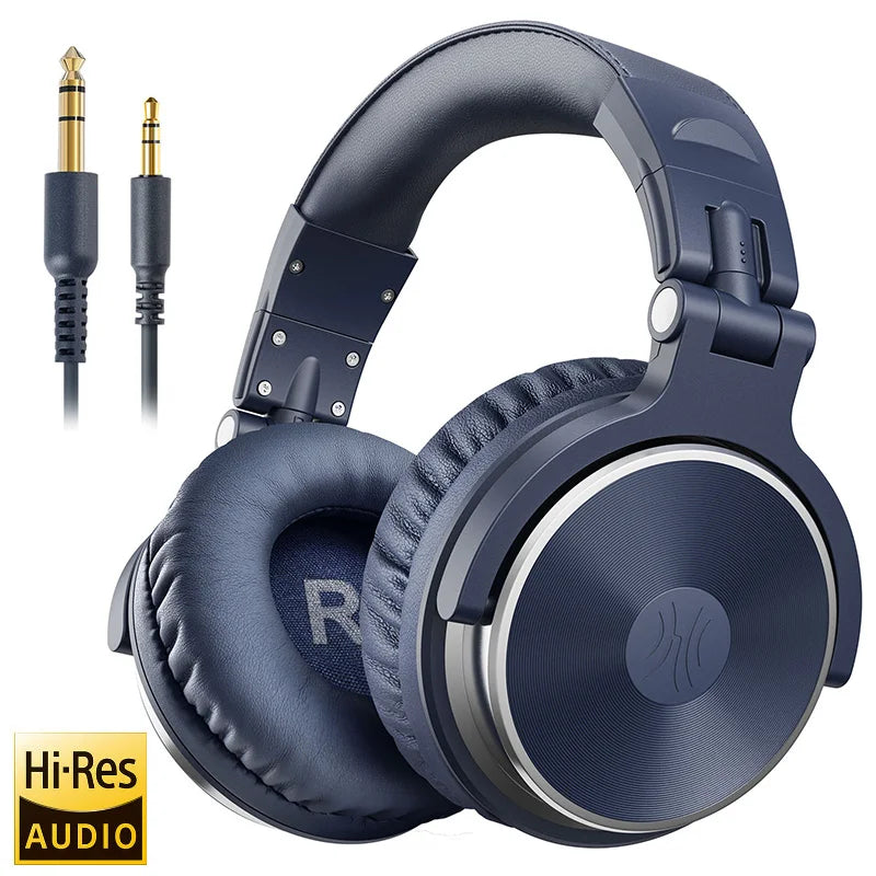 Pro 10 Wired DJ Headphones Bass Stereo Gaming Headset With Microphone For Phone Studio Monitor Headphone For Recording
