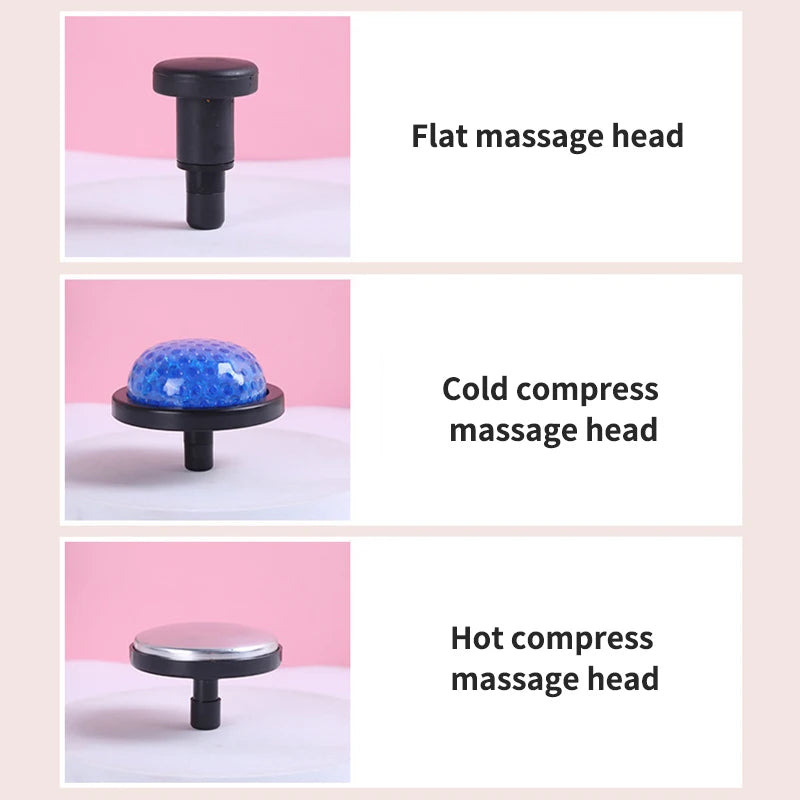 Professional Level Muscle Massage  Relaxation Intelligent Exercise Fitness Massager Cold And Hot Compress Fascia  6 Heads