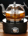 Induction Cooker Heat Resistant Glass Teapot Electromagnetic Furnace Multifunctional Filter Pot Gas Stove Kettle Tea Set